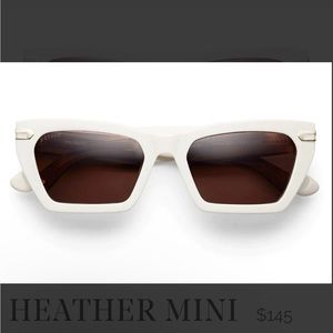 Feroce Heather mini sunglasses crème, worn twice, LIKE NEW